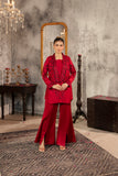 NF-5986 Maroon Silk Stitched 2Pc Suit