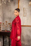 NF-5986 Maroon Silk Stitched 2Pc Suit