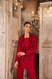 NF-5986 Maroon Silk Stitched 2Pc Suit