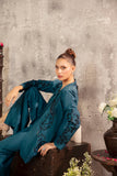 NF-6367 Sea Green Silk Stitched 2Pc Suit