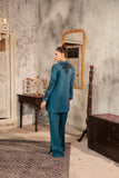 NF-6367 Sea Green Silk Stitched 2Pc Suit