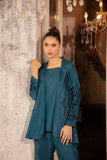 NF-6367 Sea Green Silk Stitched 2Pc Suit