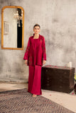 NF-6297 Pinkish Maroon Silk Stitched 2Pc Suit