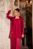NF-6297 Pinkish Maroon Silk Stitched 2Pc Suit