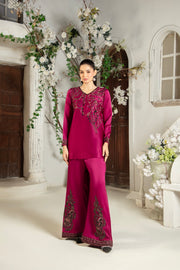 NF-6543 Margenta Silk Stitched 2Pcs Suit