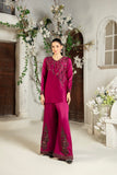 NF-6543 Margenta Silk Stitched 2Pcs Suit