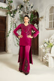 NF-6543 Margenta Silk Stitched 2Pcs Suit