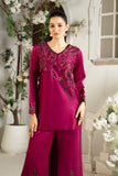 NF-6543 Margenta Silk Stitched 2Pcs Suit