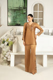 NF-6372 Golden Silk 2pcs Stitched Suit