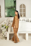 NF-6372 Golden Silk 2pcs Stitched Suit
