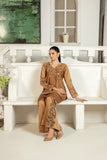 NF-6372 Golden Silk 2pcs Stitched Suit