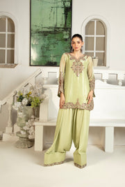 NF-6442 Mint Green Maisori 2Pc Stitched Dress