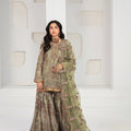 NB-6852 Pistachio Maisoir Shirt Gharara 3Pcs Dress