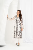 NF-6739 White Cotton Net Stitched 2PC Suit
