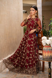 NF-6294 Maroon Net Stitched Long Shirt