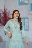 NF-6471 Ferozi Cotton Stitched 2PC