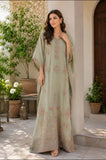 NF-6653 Pistachio Cotton Maisori Kaftan