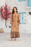 NF-6654 Beige Silk Stitched 2PC