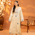 NF-6763 Cream White Silk Stitched 2PC Suit