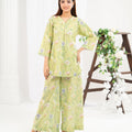 NF-Blooming Mint Green Printed 2PC
