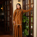 NF-7102 Antique Dull Silk Stitched 2PC Suit