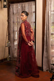 NF-6436 Maroon Net Stitched Coat With inner