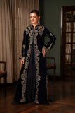 NF-6370 Navy Blue Velvet 3Pcs Stitched Dress