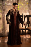 NF-6364 Brown Velvet Coat Stitch Shirt
