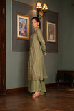 NF-6537 Pistachio Valvet Stitched Shirt