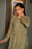 NF-6537 Pistachio Valvet Stitched Shirt