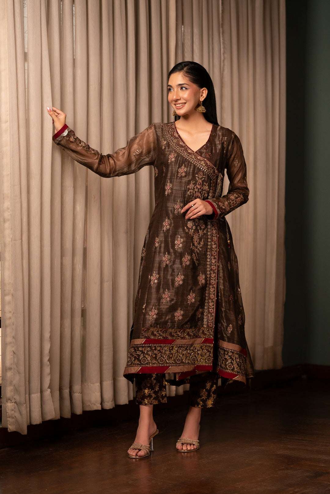NF-6358 Antique Brown Maisori Shirt