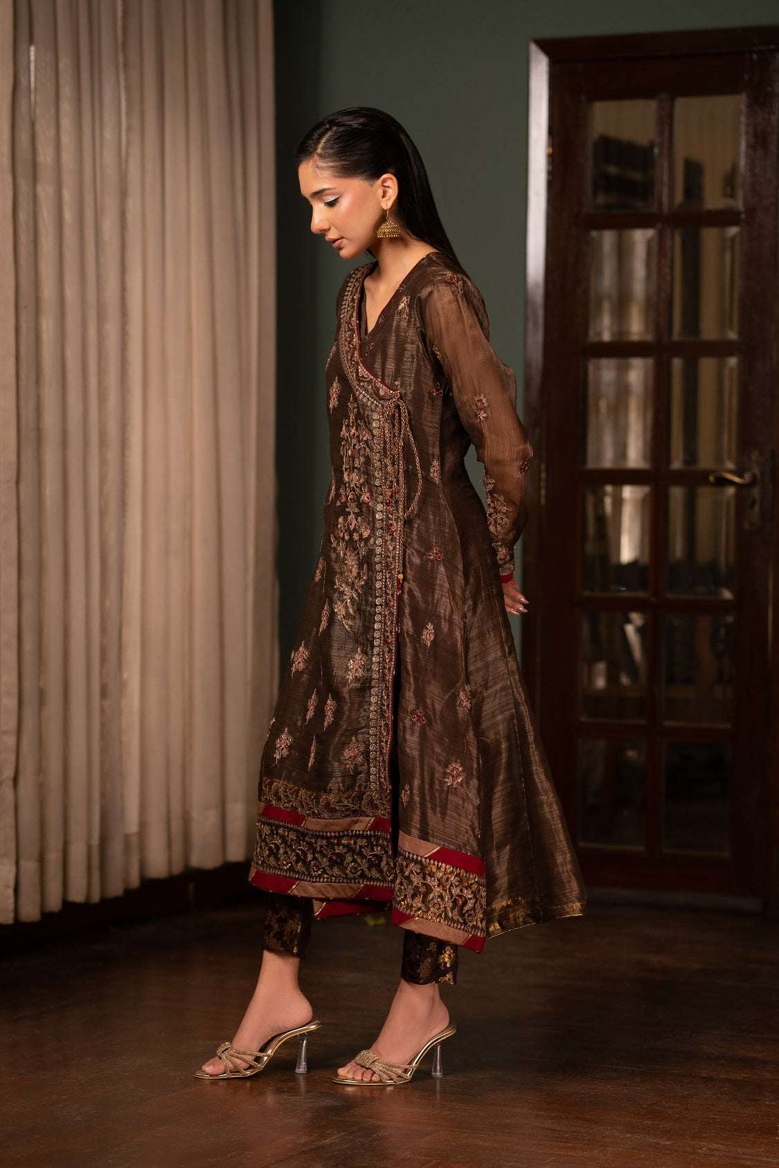 NF-6358 Antique Brown Maisori Shirt
