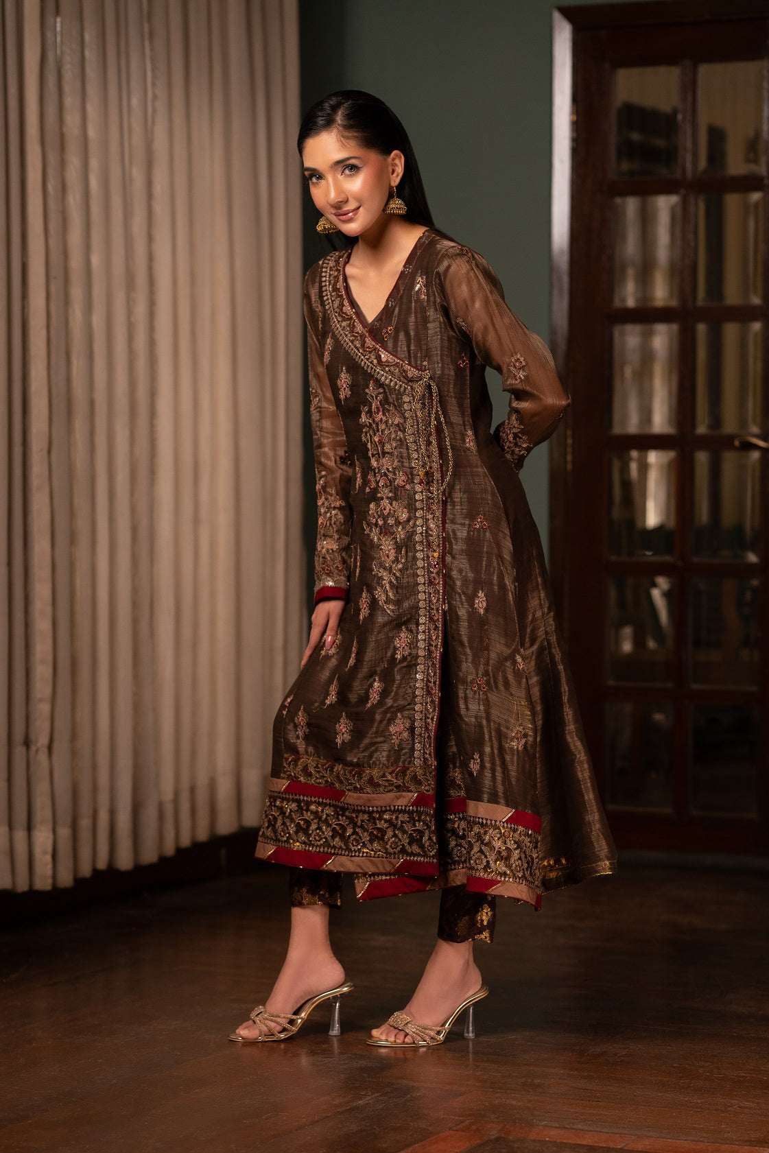 NF-6358 Antique Brown Maisori Shirt
