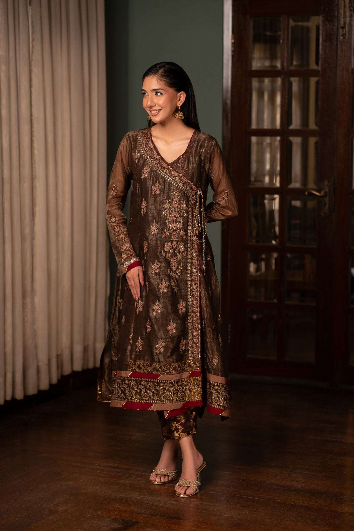 NF-6358 Antique Brown Maisori Shirt