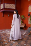 NF-5989 Grey Chiffon Coat With Inner