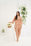 NF-6687 Peach Printed Stitched 2PC