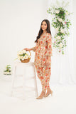 NF-6687 Peach Printed Stitched 2PC