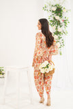 NF-6687 Peach Printed Stitched 2PC