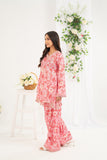 NF-6684 Pink Printed Stitched 2Pc Suit