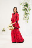 NF-6679 Pink Printed Stitched 2PC Suit