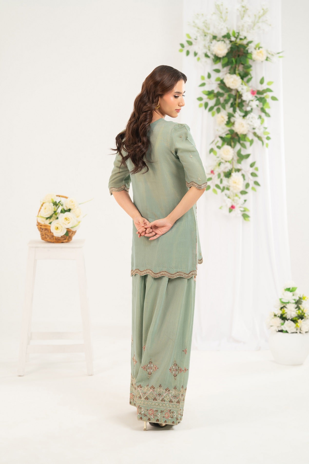 NF-6845 Pista Cotton Maisori Stitched 2PC