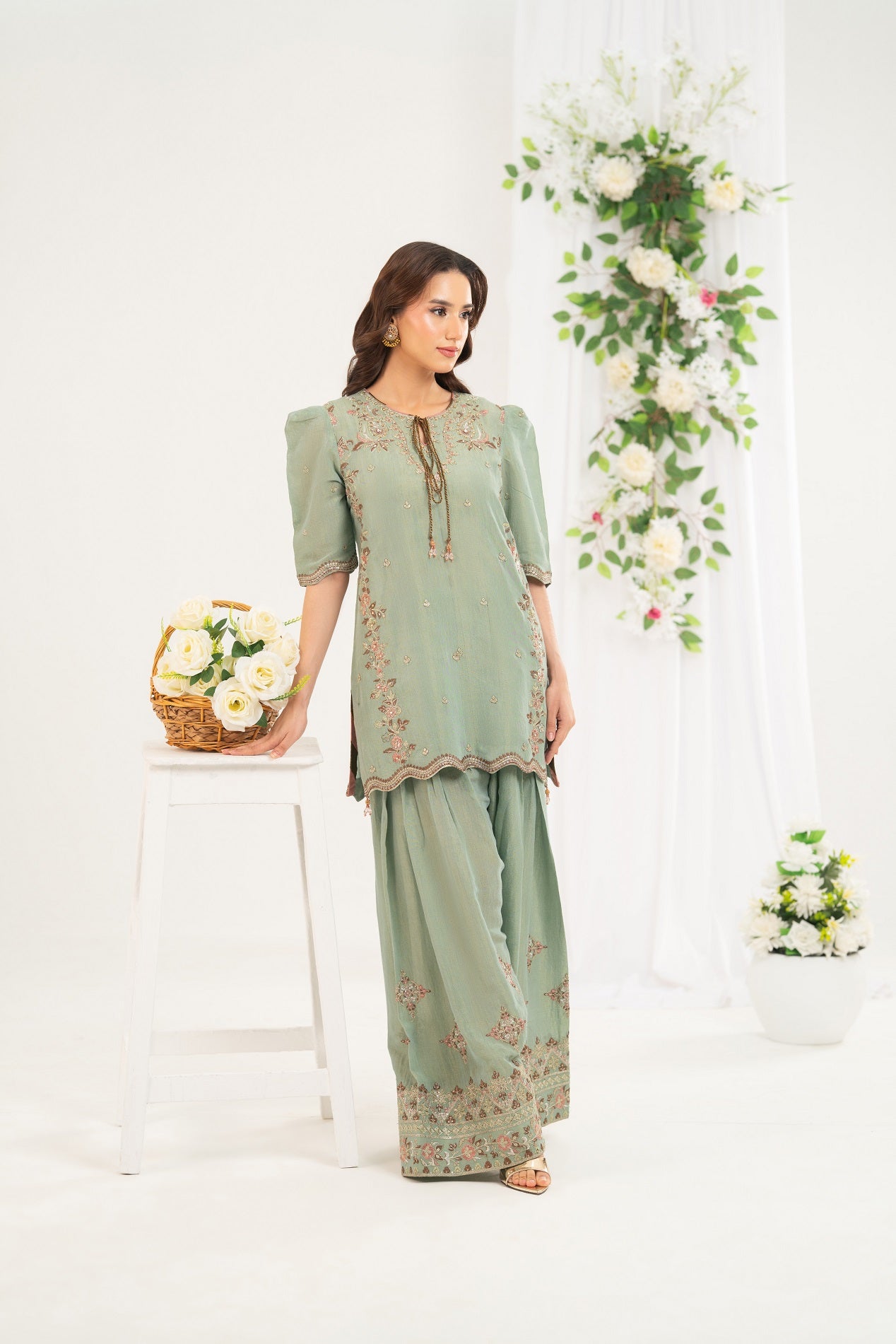 NF-6845 Pista Cotton Maisori Stitched 2PC