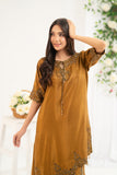 NF-6683 Antique RawSilk 2PC Stitched Dress