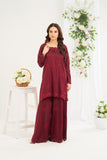 NF-6597 Maroon Silk 2PC Stitched