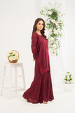 NF-6597 Maroon Silk 2PC Stitched