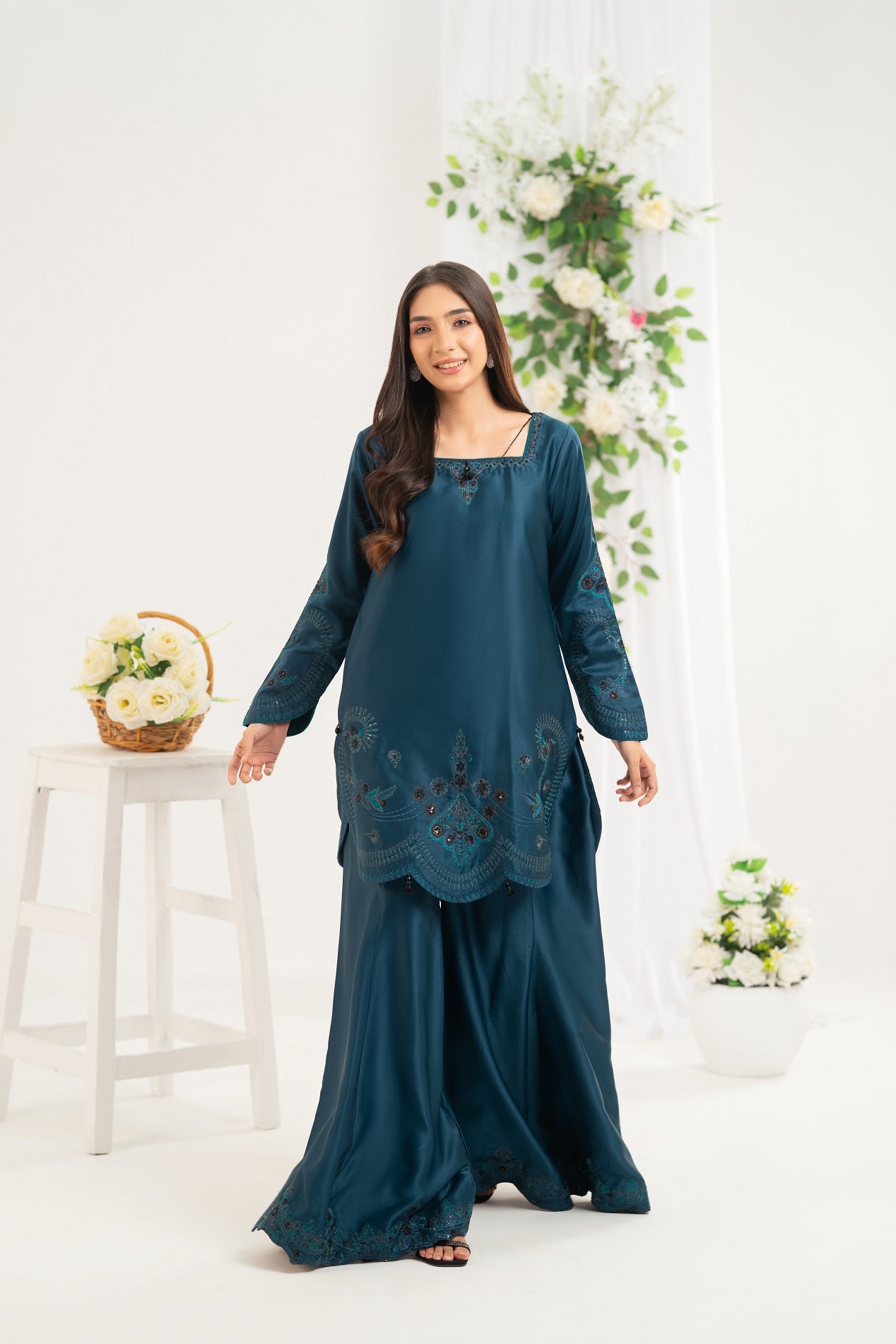 NF-6848 Zinc Silk Stitched 2PC Suit