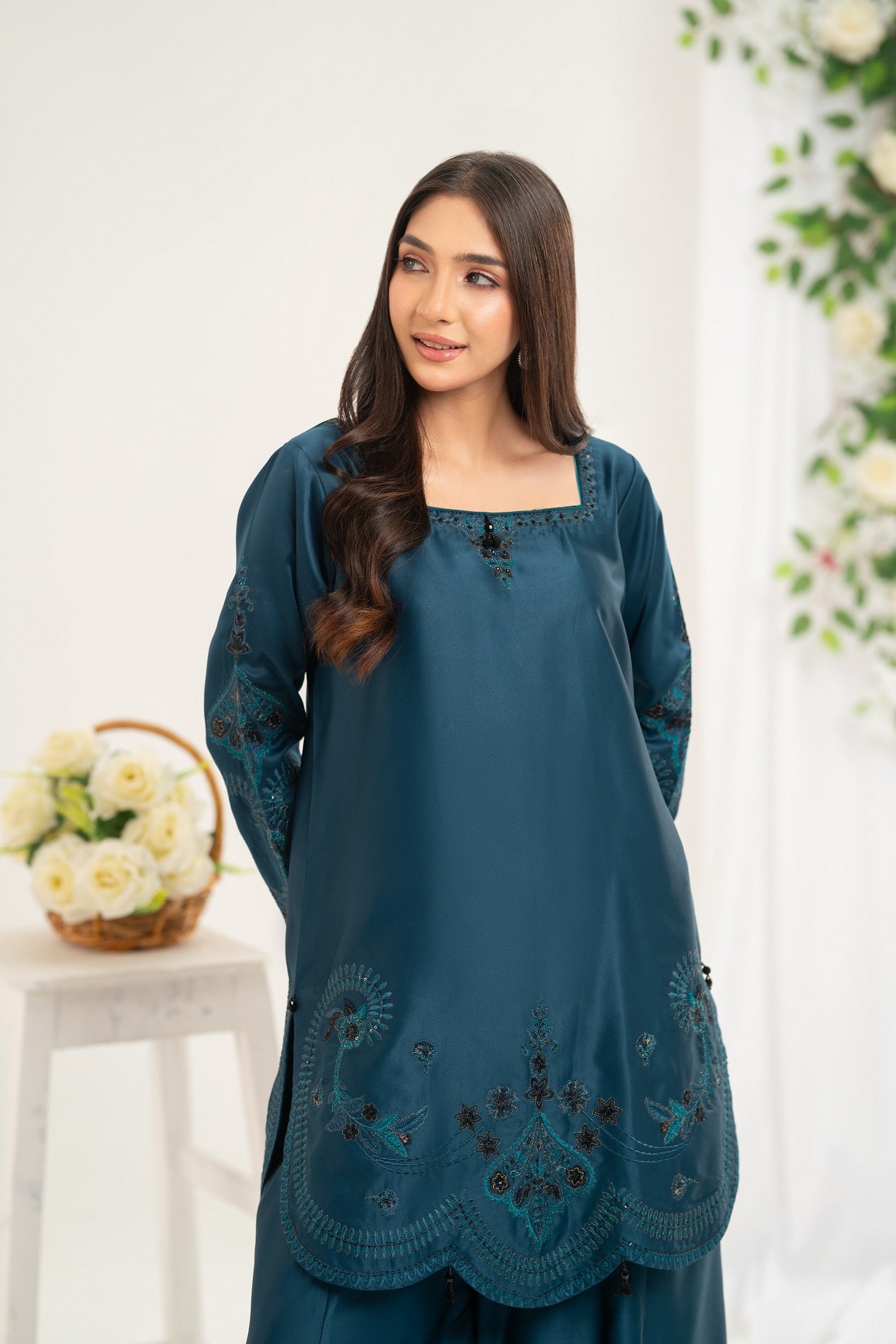 NF-6848 Zinc Silk Stitched 2PC Suit