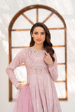 NF-6708 Pink Jacquard Stitched Frock