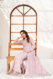 NF-6708 Pink Jacquard Stitched Frock