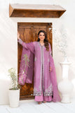 NF-6389 Tea Pink Lava Silk 3Pc Stitched Suit